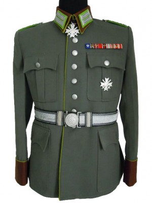 Replica of German M38 Police officer Gabardine Tunic (German WWII Uniforms) for Sale (by ww2onlineshop.com)