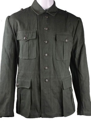 Replica of German Wehrmacht M40 HBT Summer Field Tunic (German WWII Uniforms) for Sale (by ww2onlineshop.com)