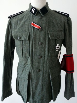 Replica of German WWII M40 Field-grey Wool Jacket (German WWII Uniforms) for Sale (by ww2onlineshop.com)