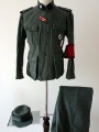 Replica of German WWII M40 Field-grey Wool Jacket (German WWII Uniforms) for Sale (by ww2onlineshop.com)