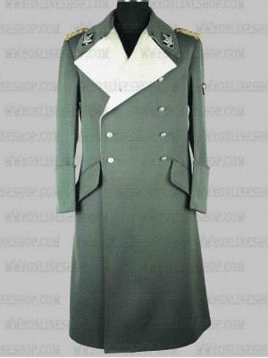 Replica of German WWII Waffen SS General Greatcoat (German WWII Uniforms) for Sale (by ww2onlineshop.com)