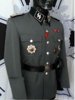 German WWII Waffen SS M36 Officer Uniform