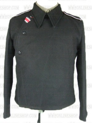 Replica of WH Heer M34 Black Wool Panzer Tunic (German WWII Uniforms) for Sale (by ww2onlineshop.com)