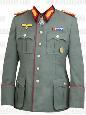 Replica of Ww2 German Army Generals Tricot Tunic (German WWII Uniforms) for Sale (by ww2onlineshop.com)